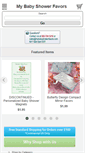 Mobile Screenshot of mybabyshowerfavors.com